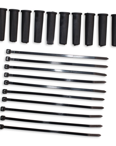 Rubber cap f/cable 2x1 (box = 10 pieces) f/FlexLED